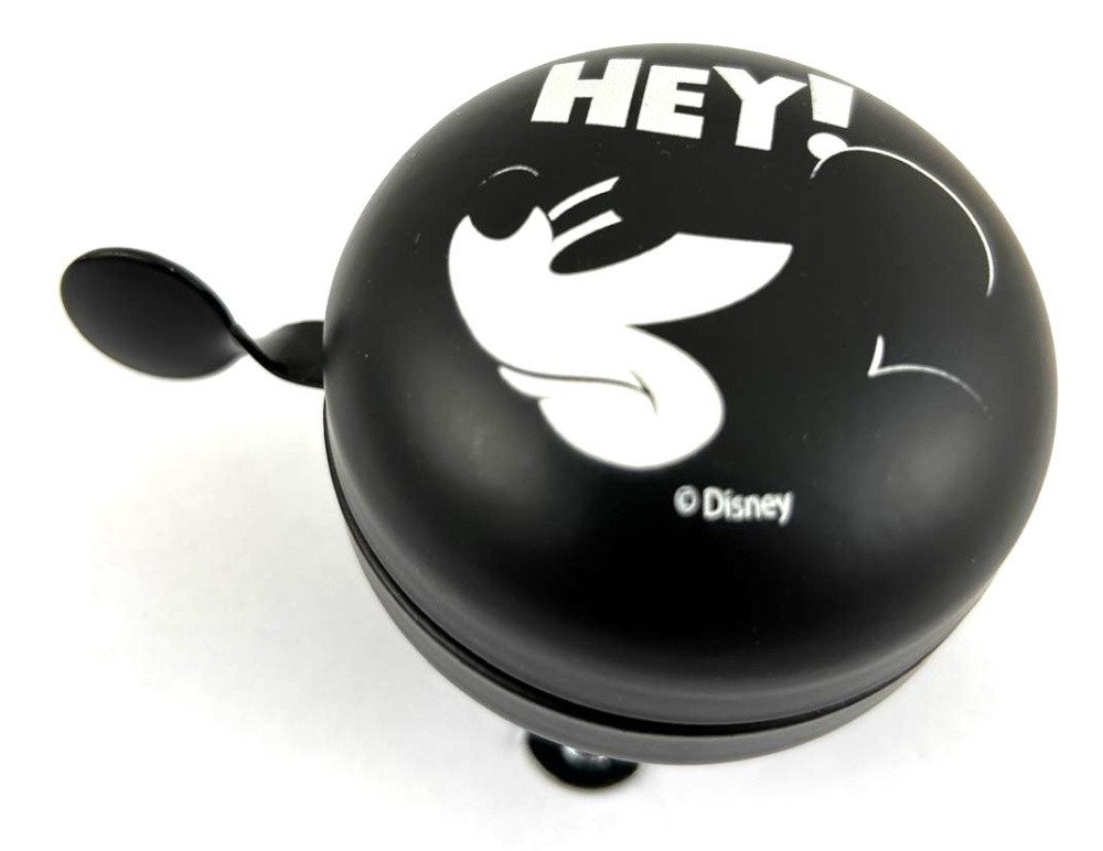 Seven Polska Fahrradklingel Disney 2-Klang "MICKEY BLACK", Ø 60mm, Retro Bell Bild 2