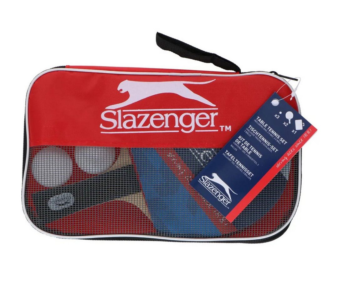 Slazenger Tischtennisschläger Tischtennis Set 6‑tlg Slazenger Schläger Bälle Tasche (Set, 6-tlg., Set), Komplettset, spielbereit Bild 4