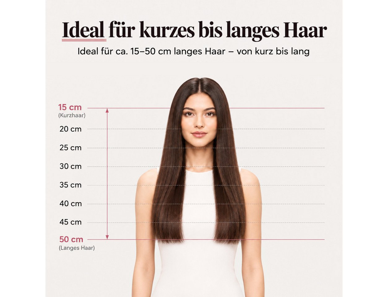 Futicare Lockenstab 9 mm mit Klammer für kleine Locken und Spiral-Locken, schlanker Keramik-Lockenstab für kurzes bis langes Haar, 100–230 °C, 6 Heizstufen, LED-Display Bild 5
