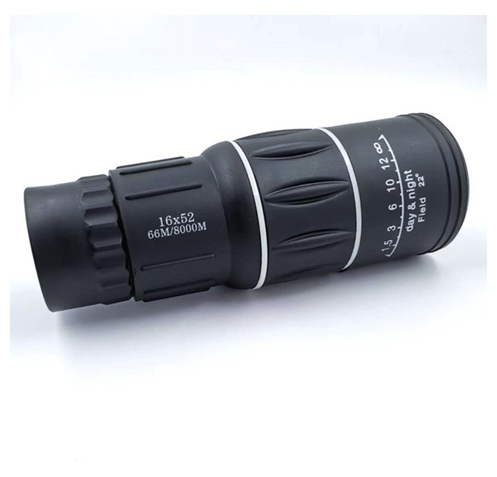 Coonoor 16X52 HD Monokular Teleskop,Kompakt Teleskop Bak4 Prisma Dual Fokus Fernglas Bild 5
