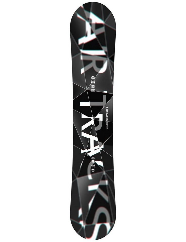 Airtracks Snowboard Snowboard Komplett Set Refractions Game Wide »Mod. 26/27 (4 St., 4er Pack), Snowboard + Bindung Master + Boots + Bag / 155 159 161 165 168 171 cm Bild 3