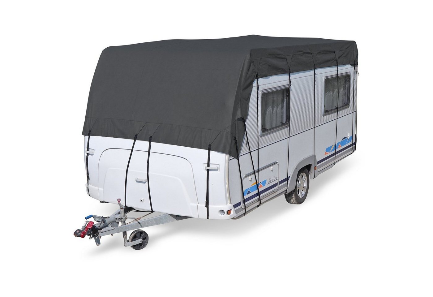 deiwo Wohnmobilschutzhülle Wohnwagen & Wohnmobil Schutzdach 8 x 3 Meter Dachschutzplane Bild 5