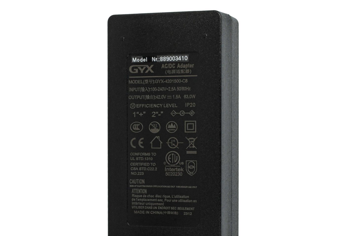 vhbw passend für Fischer ETD E-Bike Universal-Ladegerät Bild 4