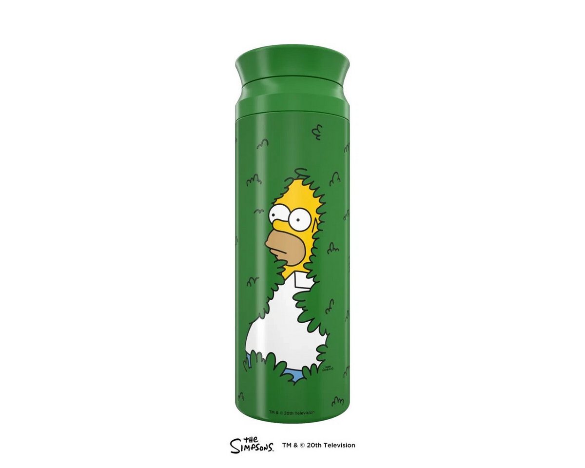 HOLY STONE Isolierflasche HOLY Thermo Shaker Becher Simpsons Edition 700ml Edelstahl Homer grün