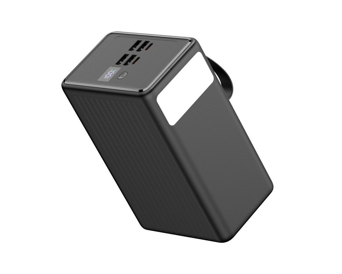 Platinet PMPB8065 Powerbank 80000 mAh (12, 15, 5, 9, 20 V), 80000 mAh, 296 Wh, 65 W PD, Display und Taschenlampe Bild 2