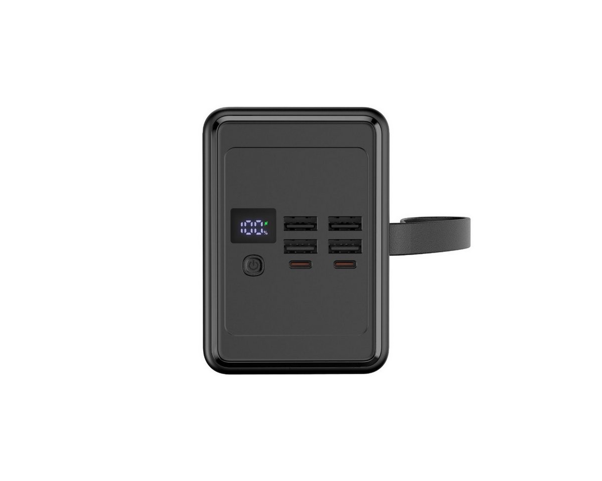 Platinet PMPB8065 Powerbank 80000 mAh (12, 15, 5, 9, 20 V), 80000 mAh, 296 Wh, 65 W PD, Display und Taschenlampe Bild 4