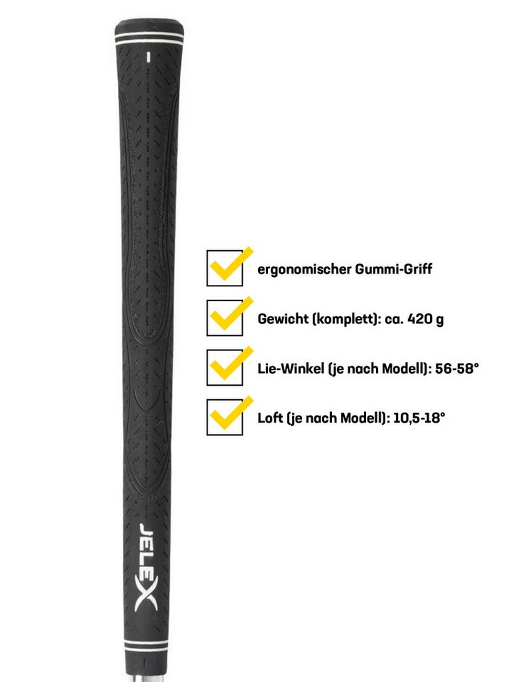 JELEX Driver Golfschläger Driver 1 10,5°, ergonomischer Gummi-Griff Bild 2