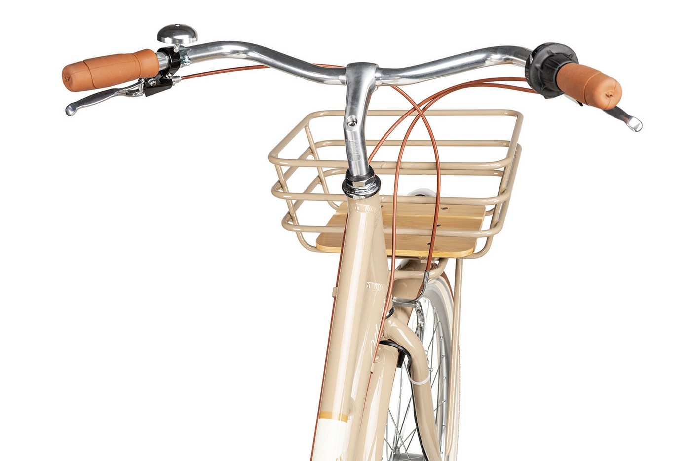 Maxim Cityrad Maxim La Vita, 7 Gang Shimano Tourney 7 Schaltwerk, Kettenschaltung, Straßenausstattung braun/beige