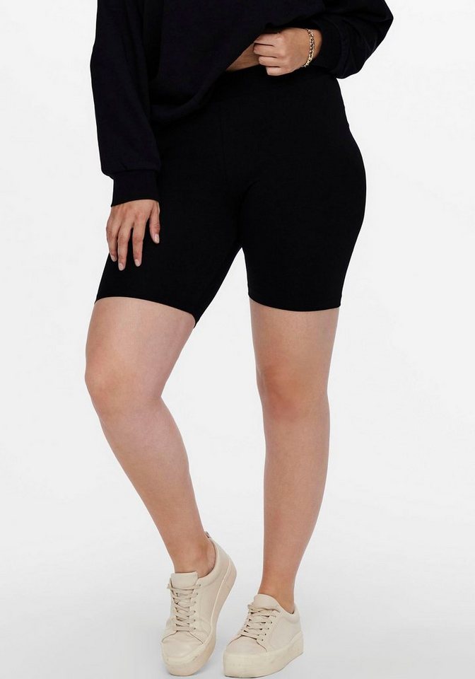 ONLY CARMAKOMA Radlerhose CARTIME SHORTS JRS NOOS Baumwollmischung, slim fit