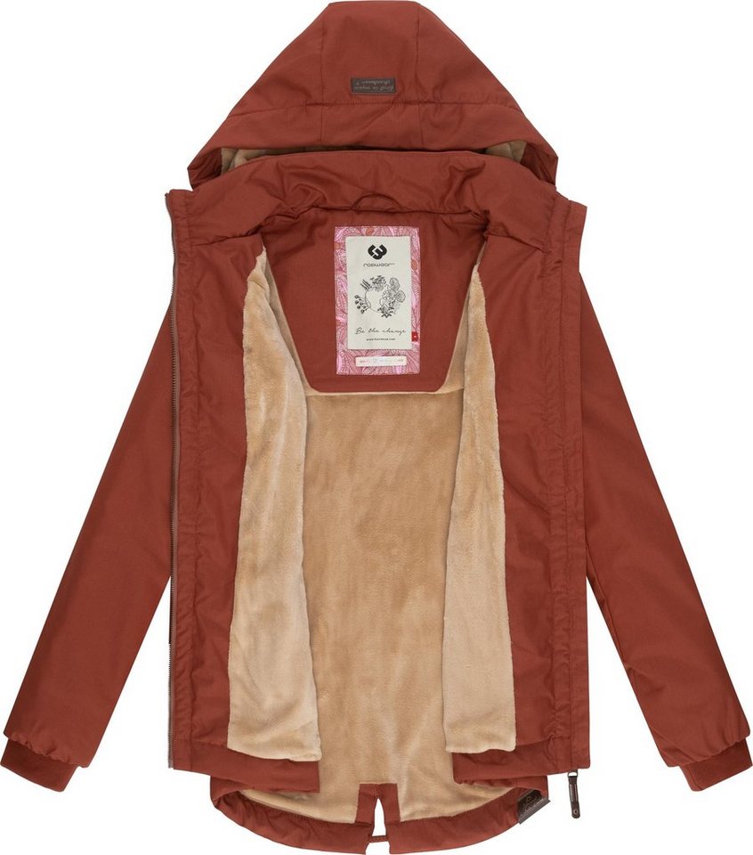 Ragwear Outdoorjacke Varvarra stylische Übergangsjacke mit großer Kapuze Bild 2
