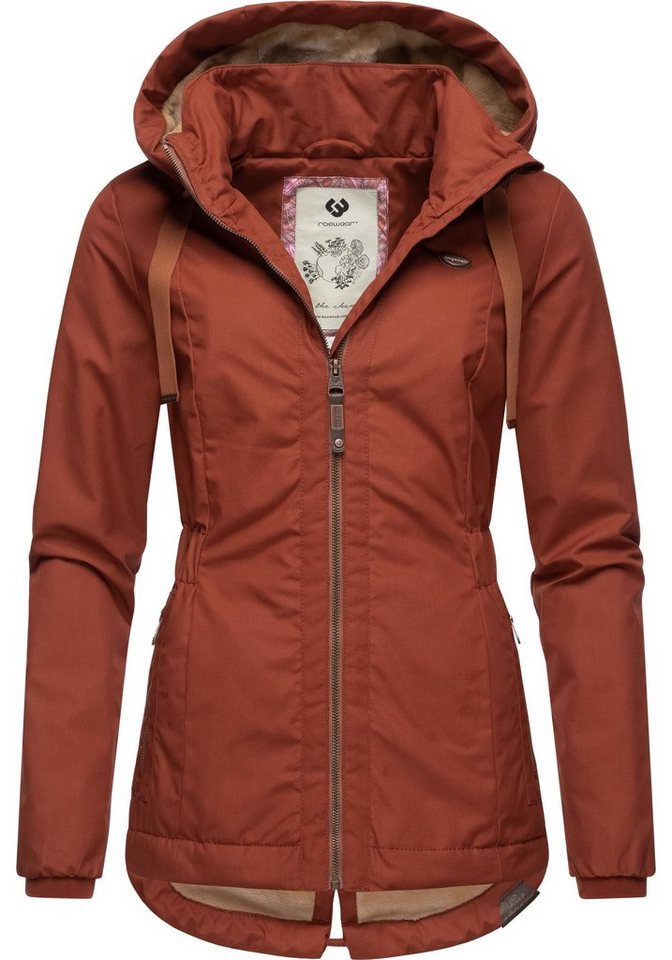 Ragwear Outdoorjacke Varvarra stylische Übergangsjacke mit großer Kapuze Bild 3