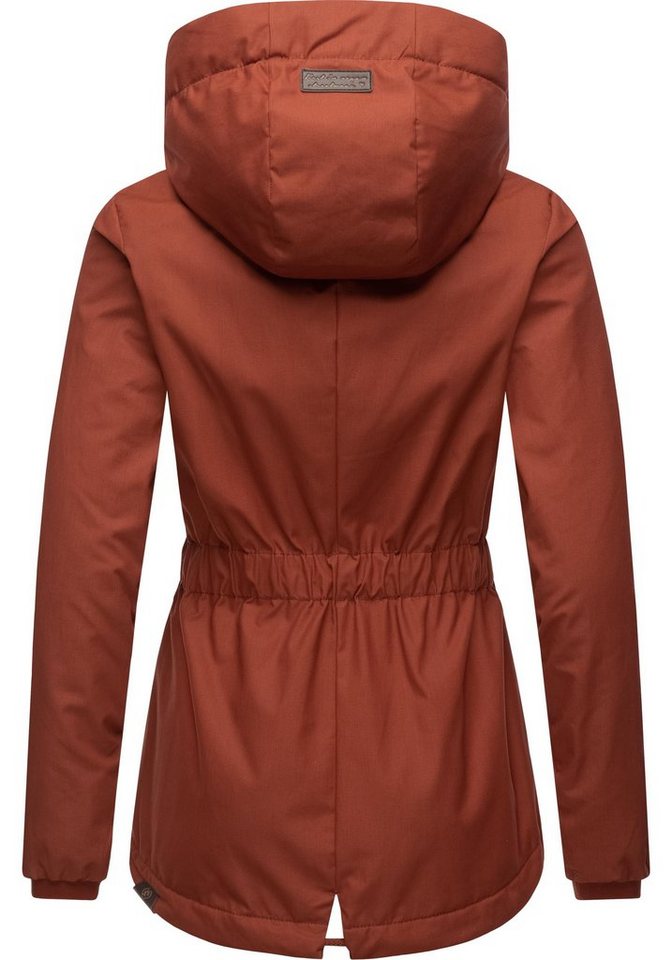 Ragwear Outdoorjacke Varvarra stylische Übergangsjacke mit großer Kapuze Bild 4