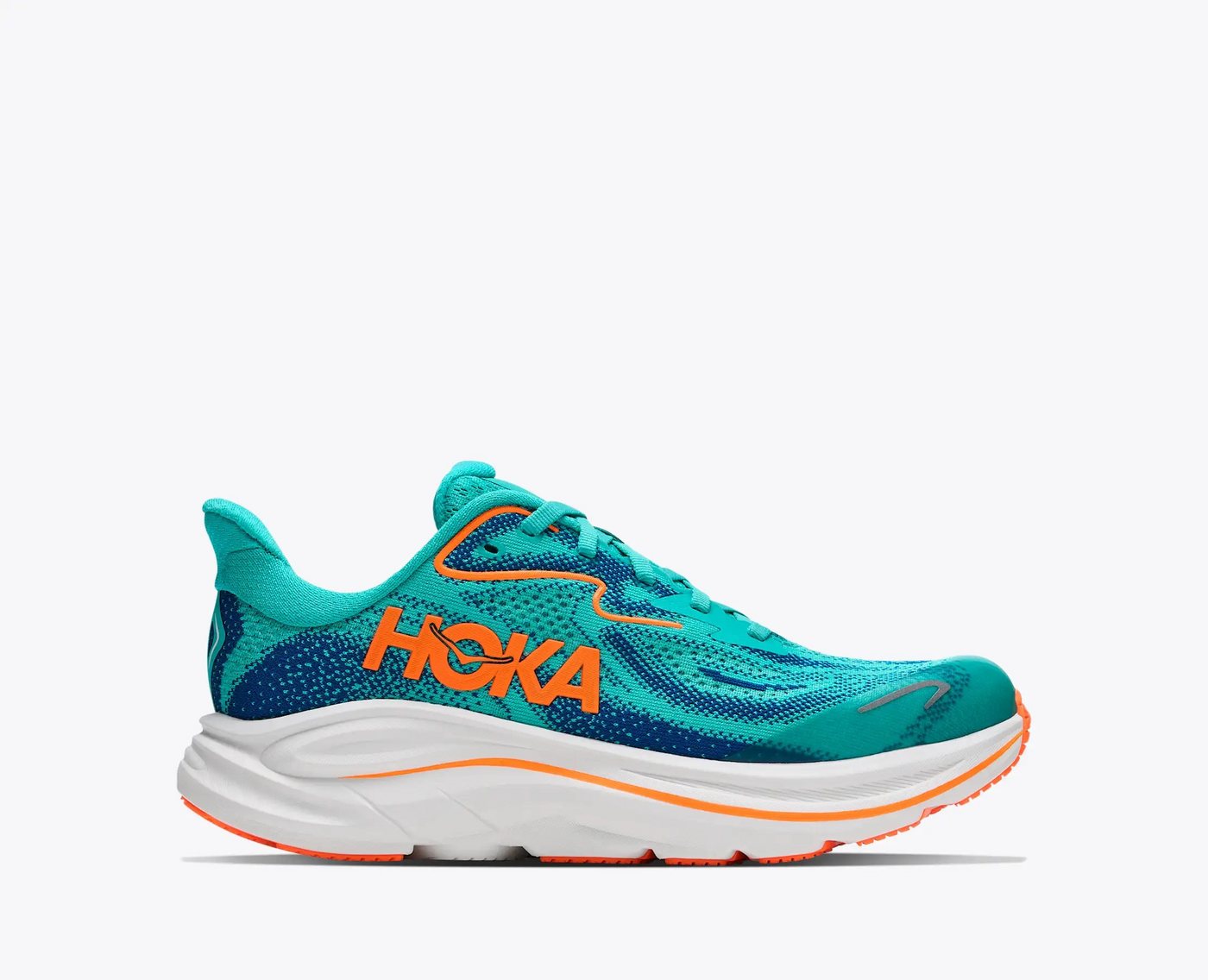 Hoka One One Clifton 10 Big Kids Laufschuh (für Jugendliche) mit EVA-Dämpfungstechnologie, atmungsaktives Obermaterial Bild 2