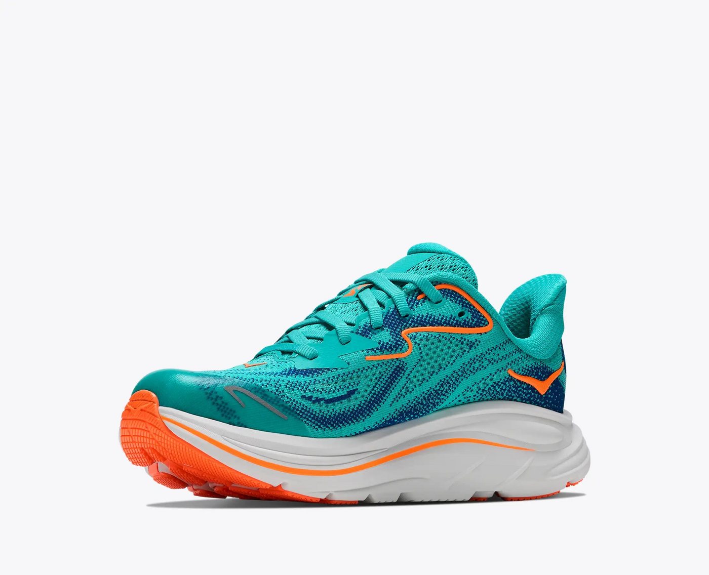 Hoka One One Clifton 10 Big Kids Laufschuh (für Jugendliche) mit EVA-Dämpfungstechnologie, atmungsaktives Obermaterial Bild 3