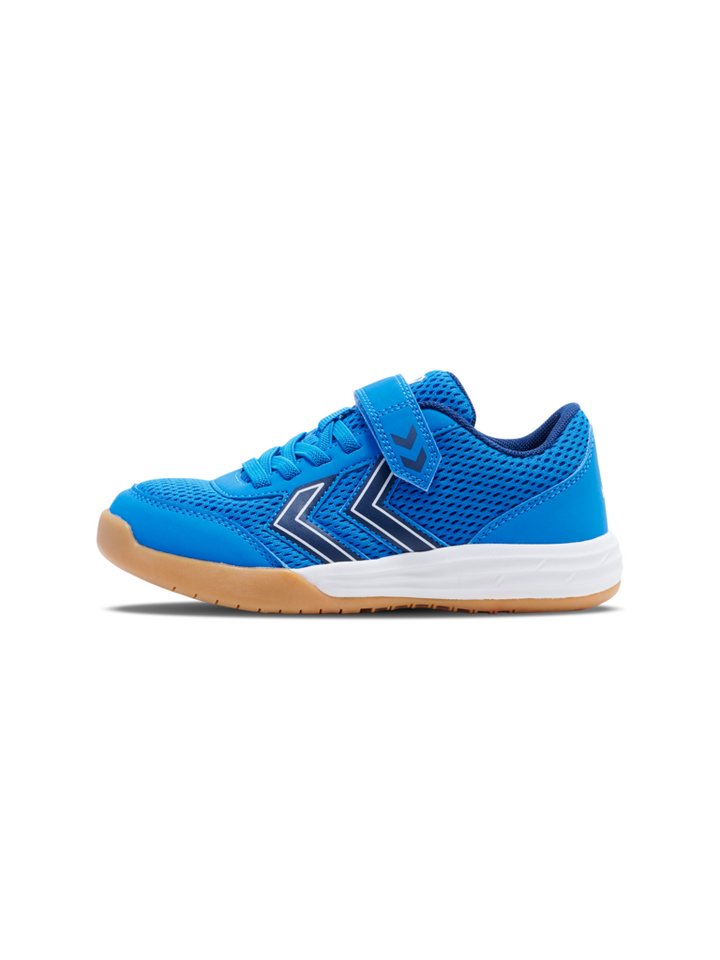 hummel MULTIPLAY FLEX VC JR Hallenschuh (für Kinder) Indoor Sportschuhe mit Klettverschluss, nicht abfärbende Sohle Bild 2