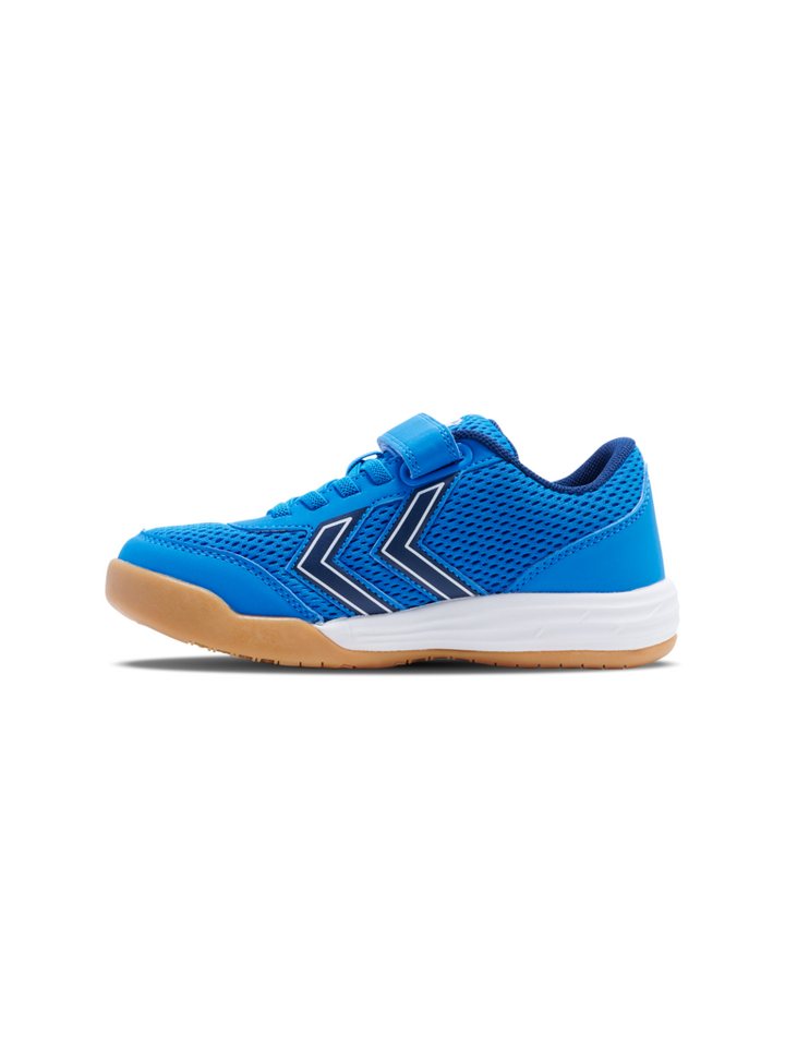 hummel MULTIPLAY FLEX VC JR Hallenschuh (für Kinder) Indoor Sportschuhe mit Klettverschluss, nicht abfärbende Sohle Bild 3