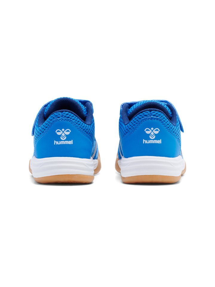 hummel MULTIPLAY FLEX VC JR Hallenschuh (für Kinder) Indoor Sportschuhe mit Klettverschluss, nicht abfärbende Sohle Bild 4