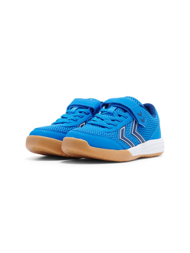 hummel MULTIPLAY FLEX VC JR Hallenschuh (für Kinder) Indoor Sportschuhe mit Klettverschluss, nicht abfärbende Sohle Bild 5