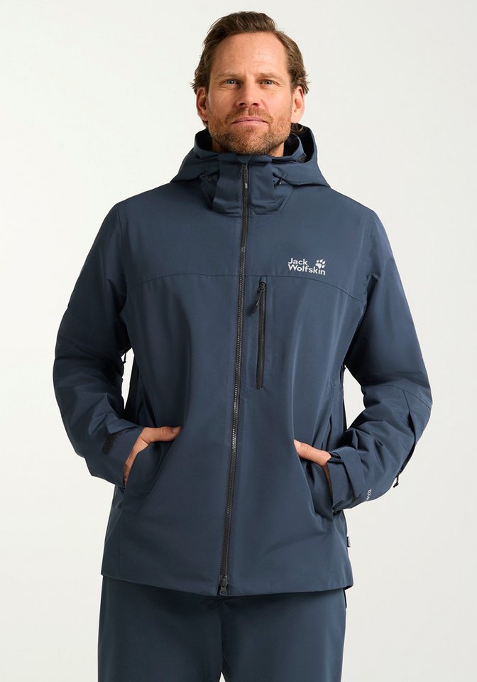 Jack Wolfskin Skijacke FLOWLINE 3IN1 JKT M mit 3-in-1-Funktion, wasserdicht, winddicht, atmungsaktiv Bild 2