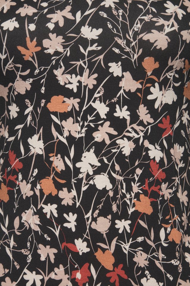 LASCANA Rollkragenshirt mit Blumenprint, Jerseyshirt, modisches Basic Bild 5
