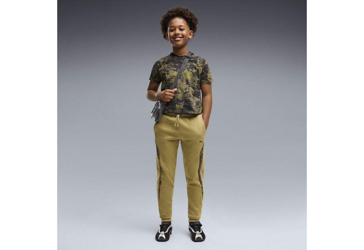 PUMA Sporthose PUMA Sport Camo Fleece-Jogginghose. Jungen Bild 3