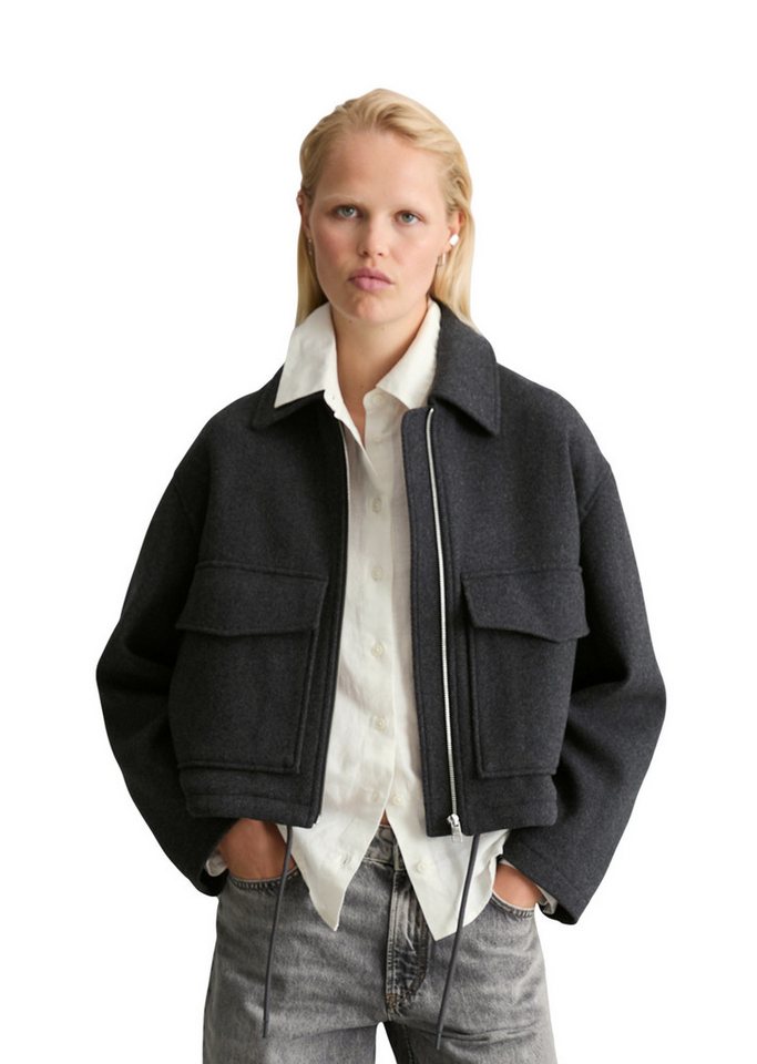 Marc O'Polo DENIM Outdoorjacke aus Wolle-Mix