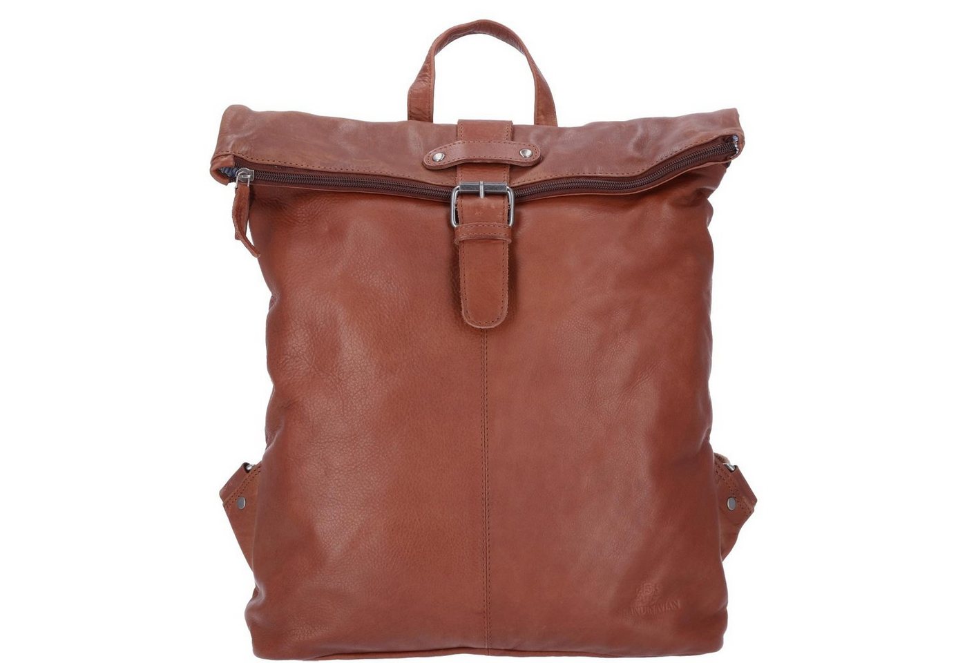 The Skandinavian Brand Freizeitrucksack The Skandinavian Brand Lady Backpack Washed Leather Cognac (1-tlg) Bild 3