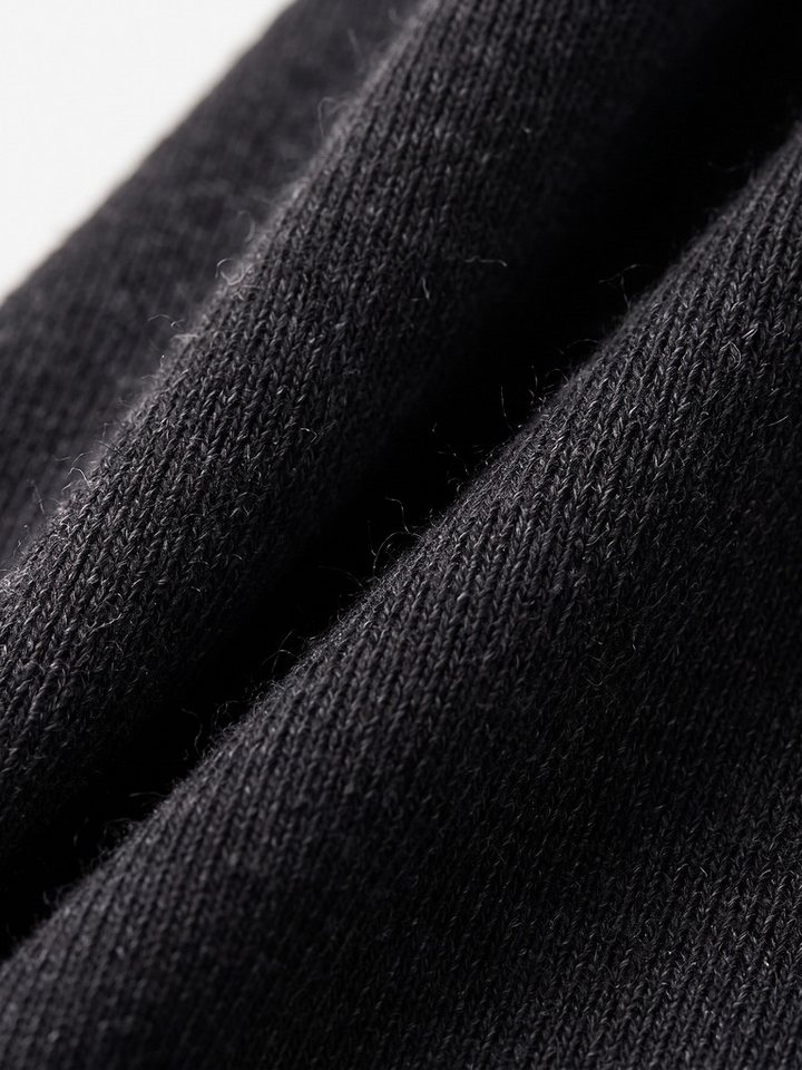 Black Snake Thermounterhemd nahtloses Thermo-Langarmshirt aus Merino-Wolle-Mix für aktive Herren (Thermo-Unterhemd, 1-St., Schwarz Melange M) Geruchshemmende Merinowolle wärmt und lässt die Haut gut durchatmen Bild 3