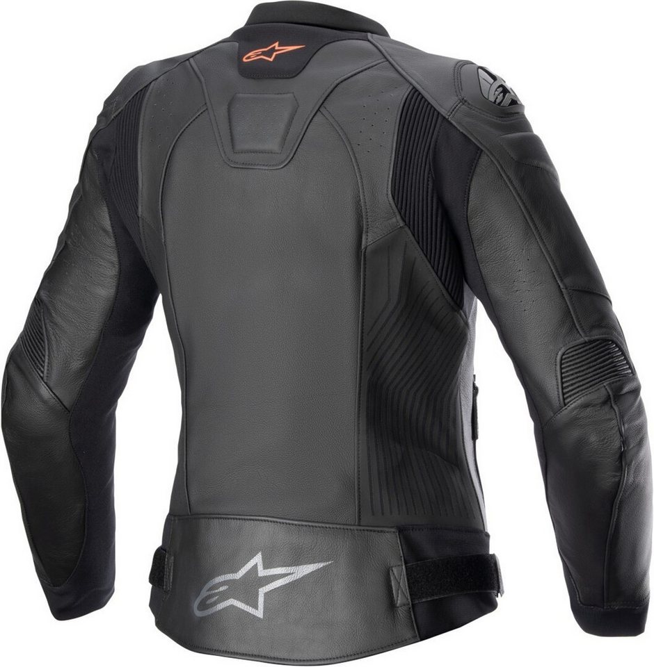 Alpinestars Motorradjacke Stella GP Plus R V4 Damen Motorrad Lederjacke herausnehmbares Innenfutter