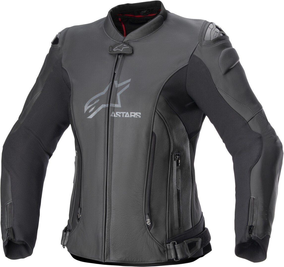 Alpinestars Motorradjacke Stella GP Plus R V4 Damen Motorrad Lederjacke herausnehmbares Innenfutter Bild 2