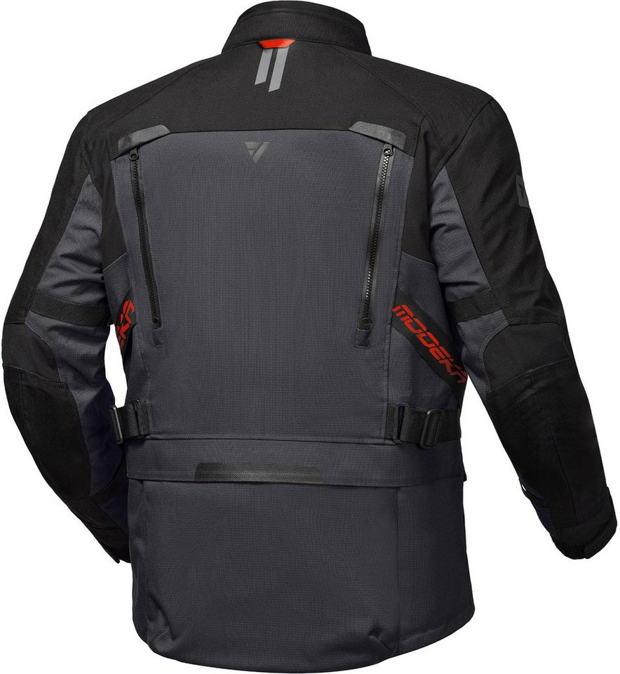 Modeka Motorradjacke Atlaz Motorrad-Textiljacke Airbag vorbereitet,Ellenbogenprotektoren enthalten,Schulterprotek Bild 3