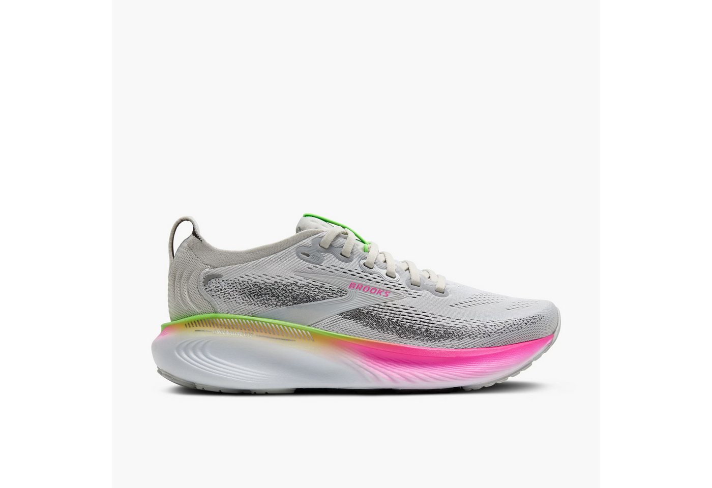 Brooks Adrenaline GTS 25 - Damen Laufschuh - Oyster/Pink/Green Laufschuh