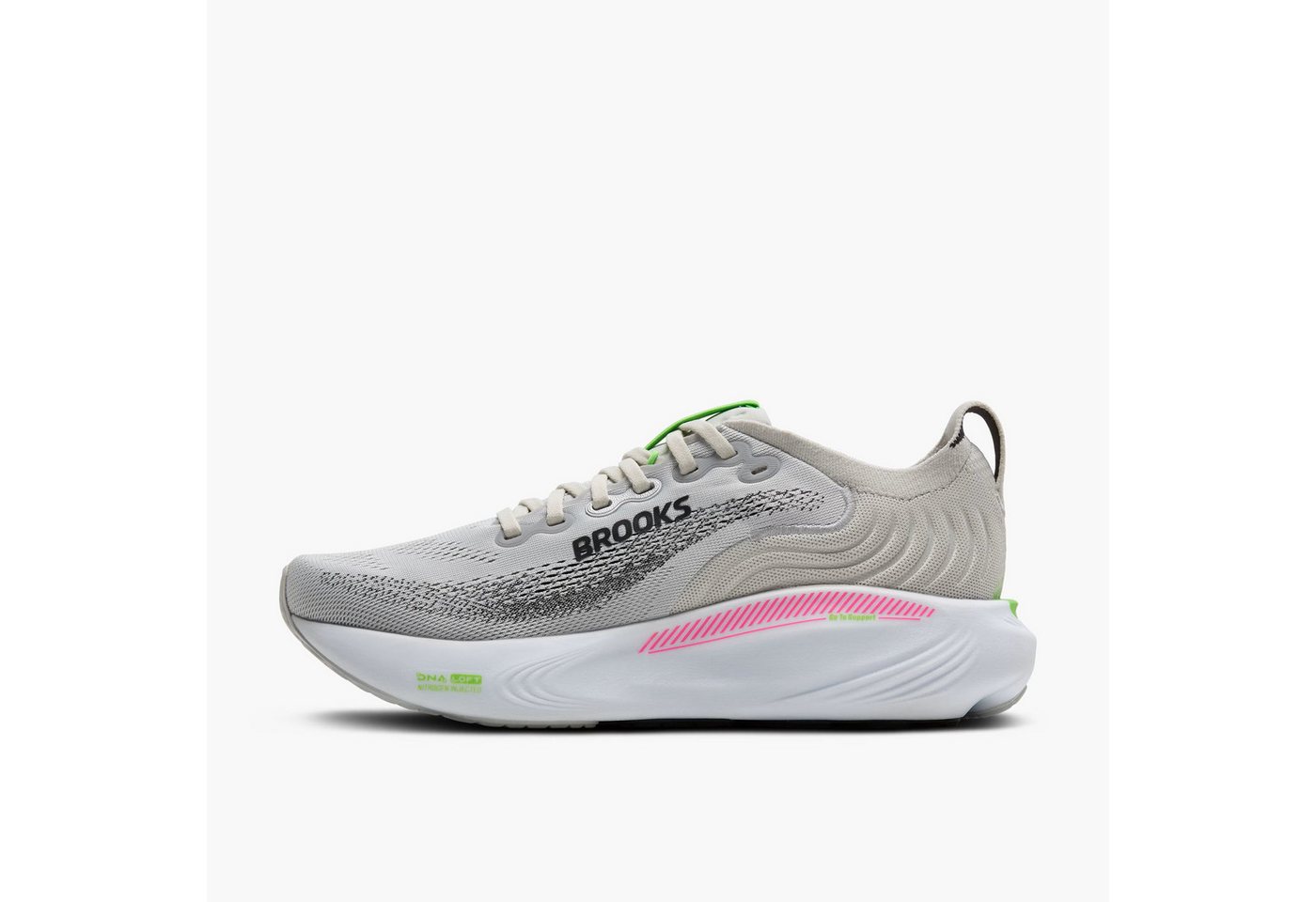 Brooks Adrenaline GTS 25 - Damen Laufschuh - Oyster/Pink/Green Laufschuh Bild 5