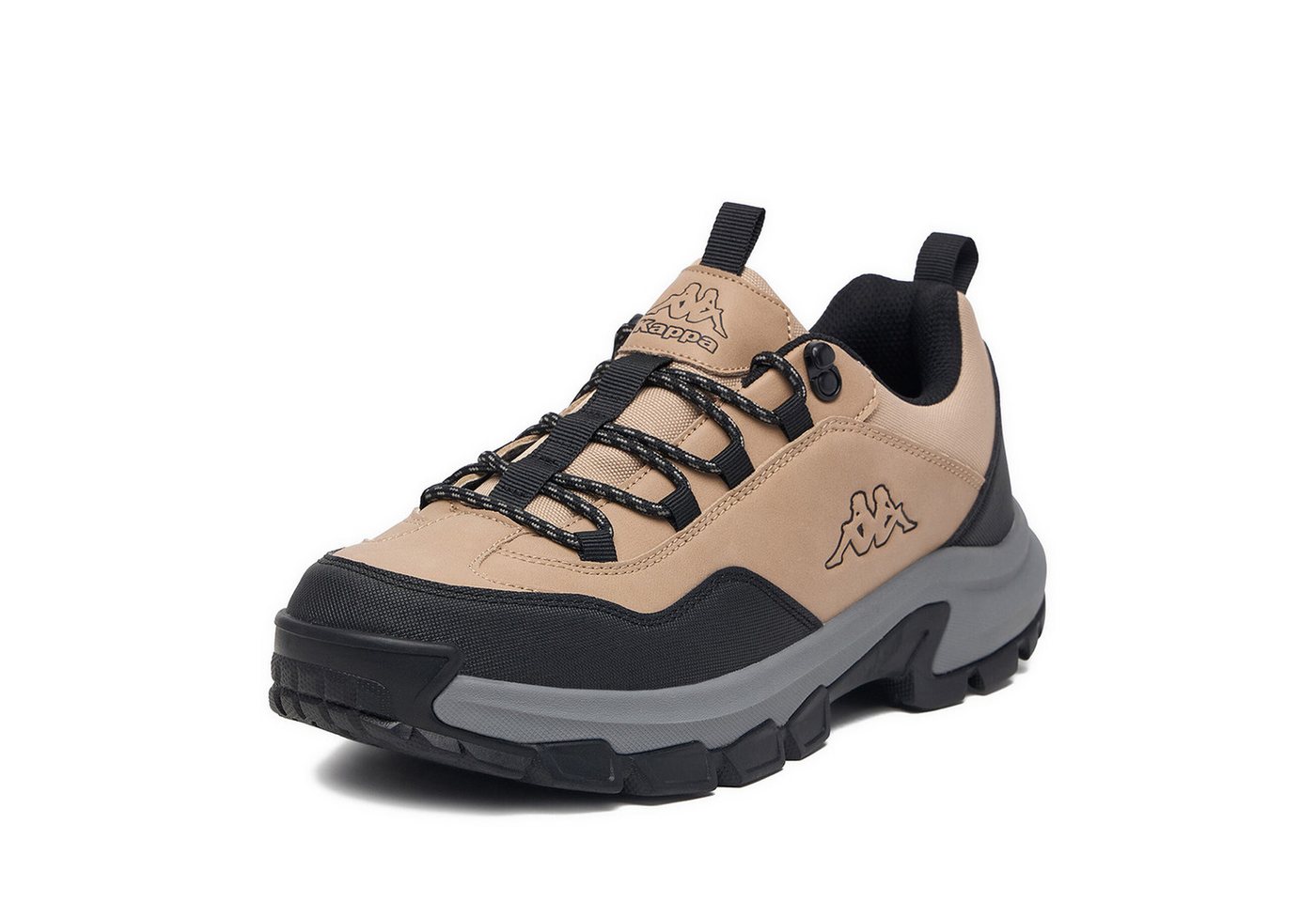 Kappa Kappa Herren Turnschuhe 5907964185901 Beige, Schwarz Walkingschuh Bild 3