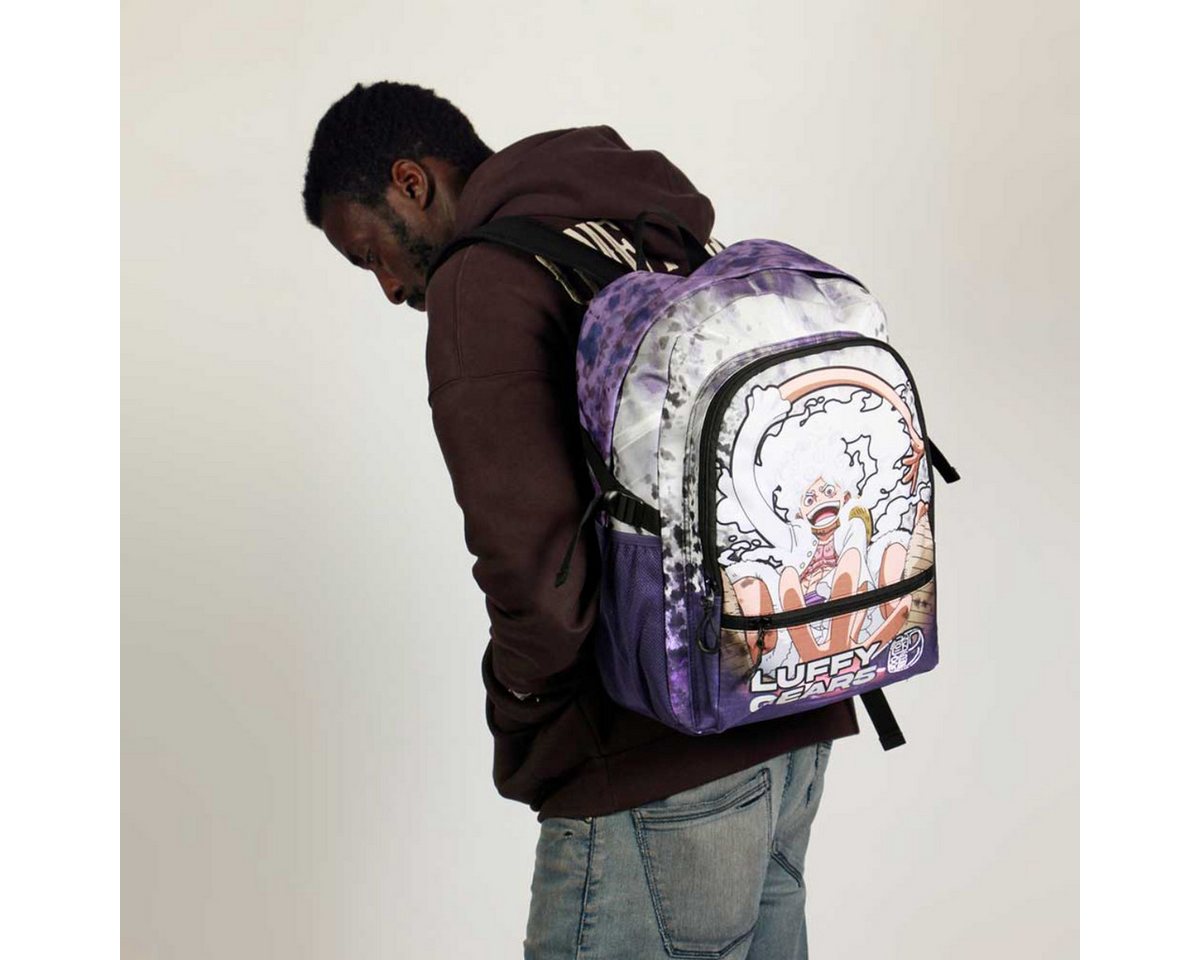 One Piece Rucksack - 44 × 31 × 18 cm leicht urban Schulrucksack wasserabweisend Alltag (1-tlg)