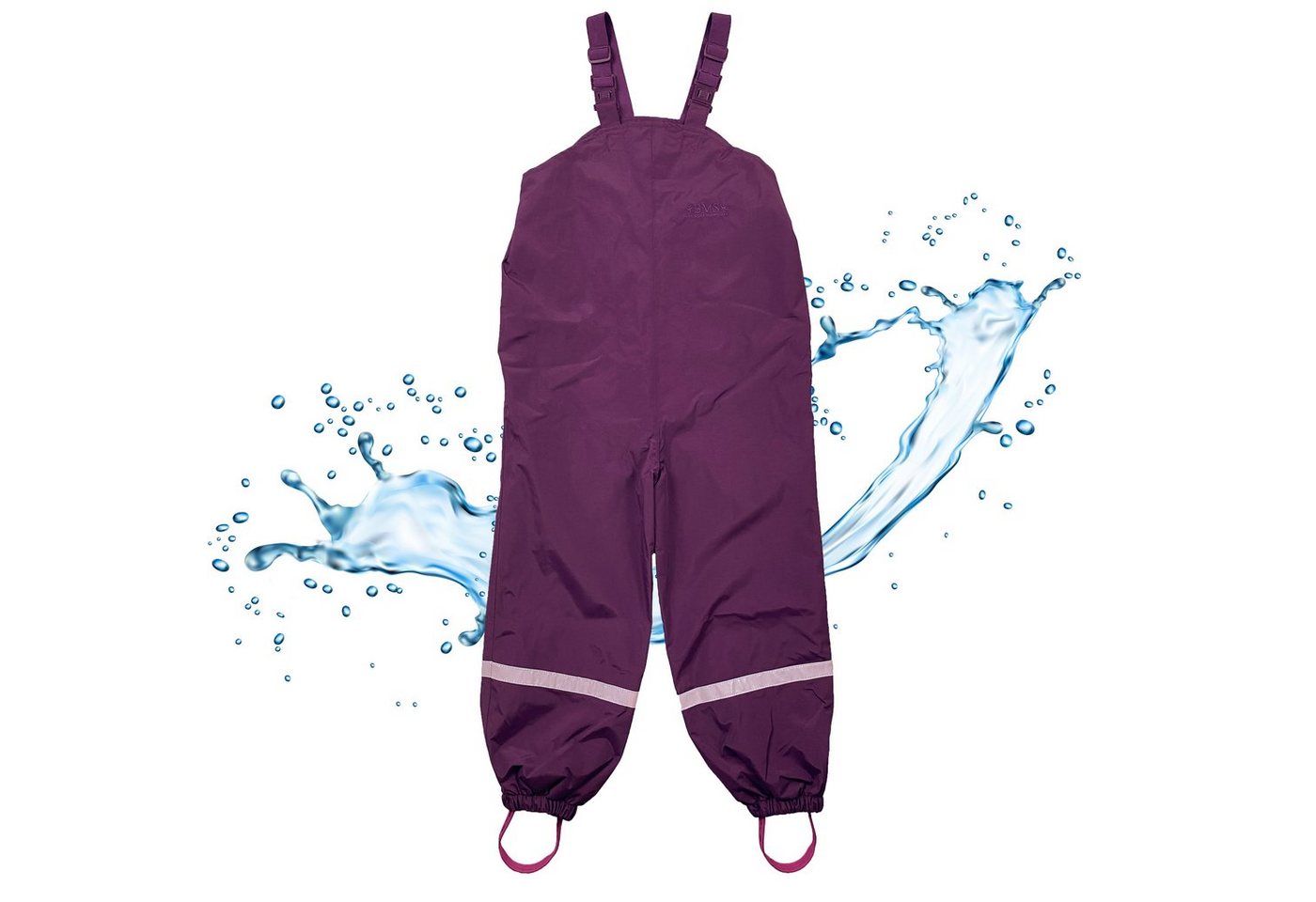 BMS Regen- und Matschhose atmungsaktive Regenlatzhose für Kinder - 100% wasserdicht atmungsaktiv & robust Bild 3