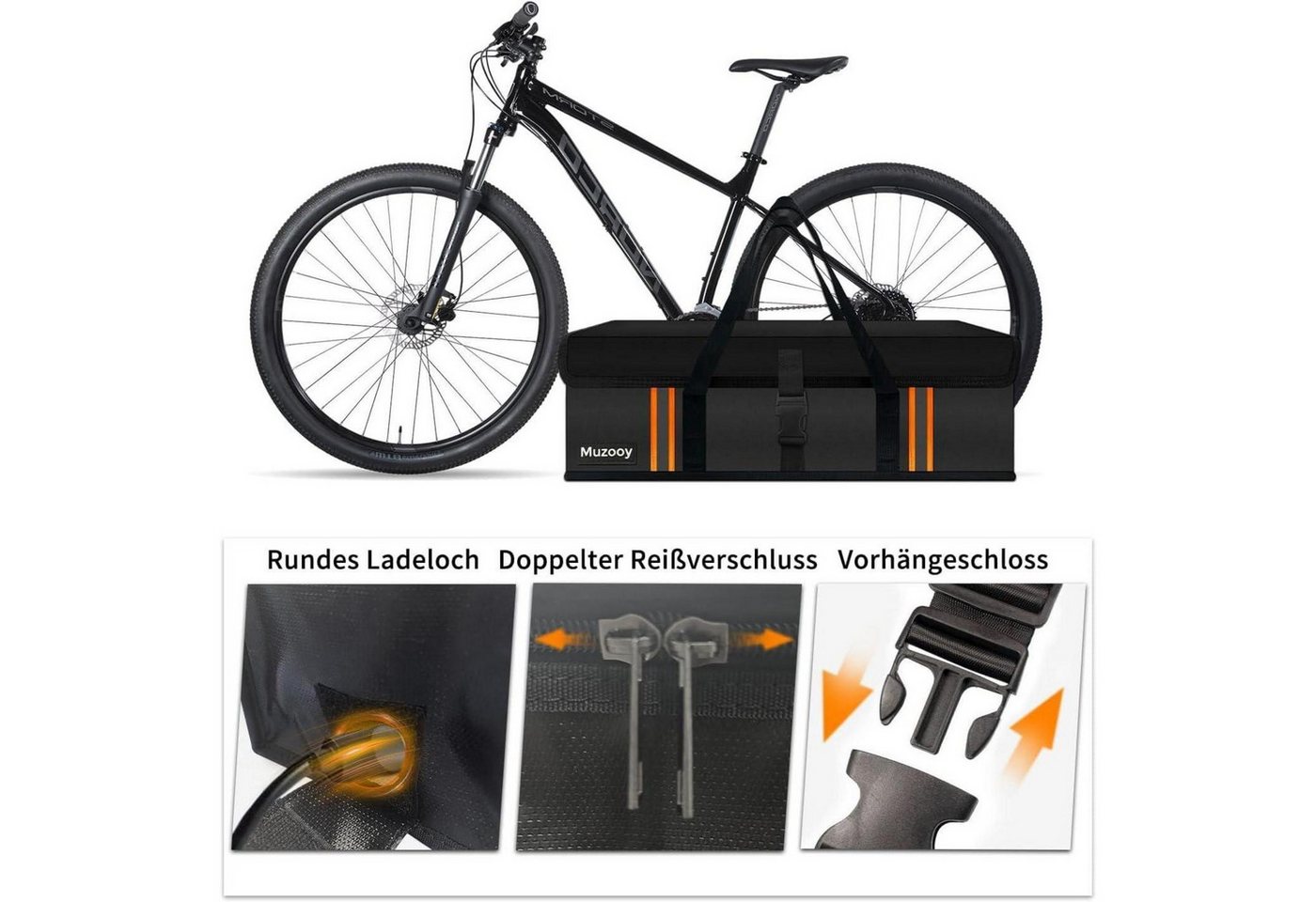 LuxusKollektion Fahrradtasche Ebike Akkutasche Brandschutz Wasserdicht Feuerfest Lipo Safe M