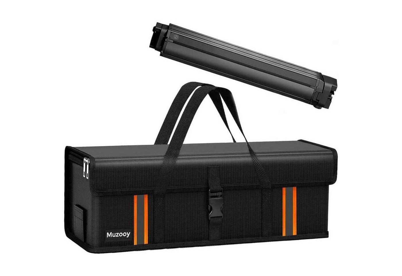 LuxusKollektion Fahrradtasche Ebike Akkutasche Brandschutz Wasserdicht Feuerfest Lipo Safe M Bild 4