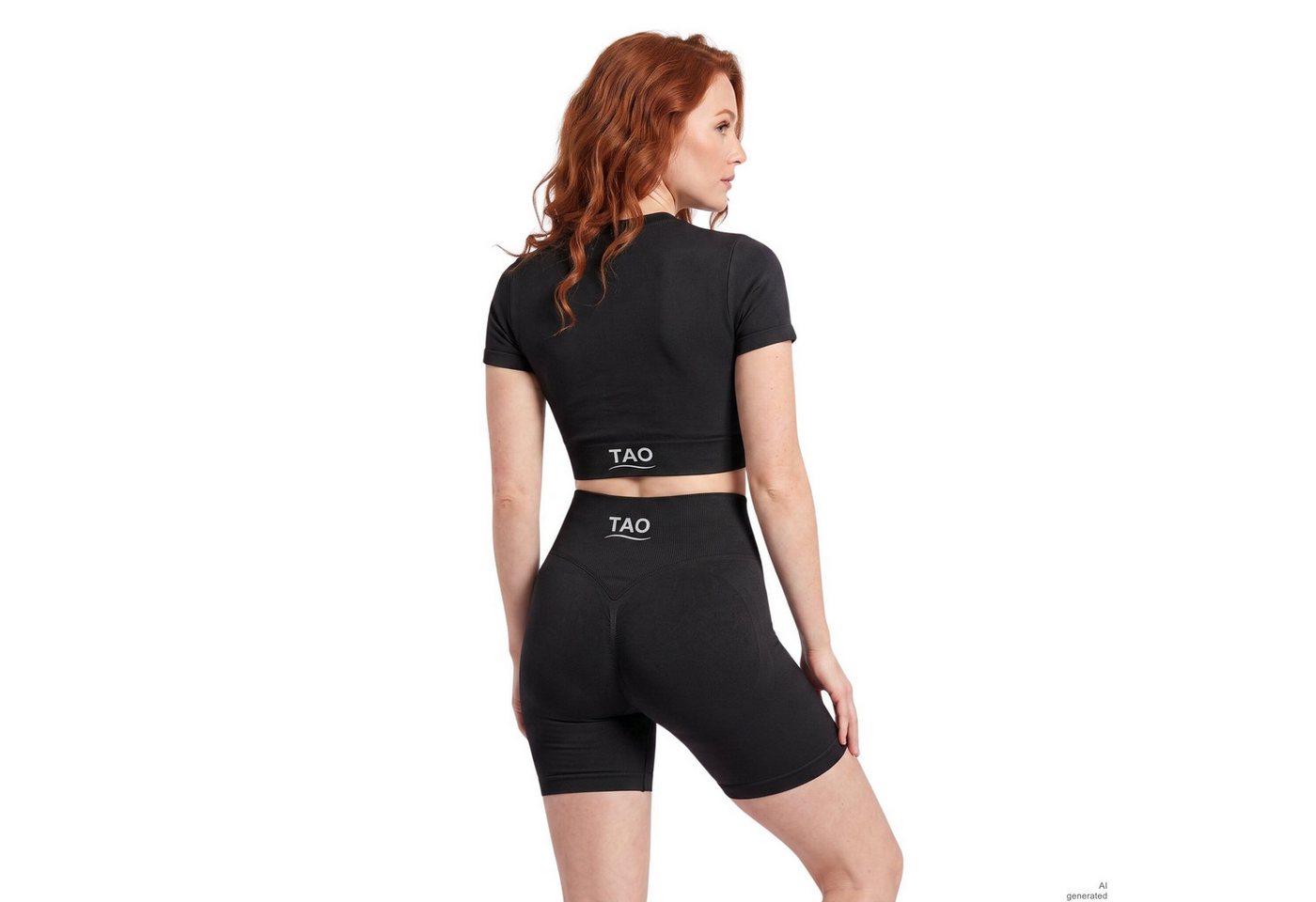 TAO Yoga & Relax Shirt TIGHTY Functional Shortcutted Shirt Optimal für Yoga, Pilates, Fitness und Freizeit Bild 3