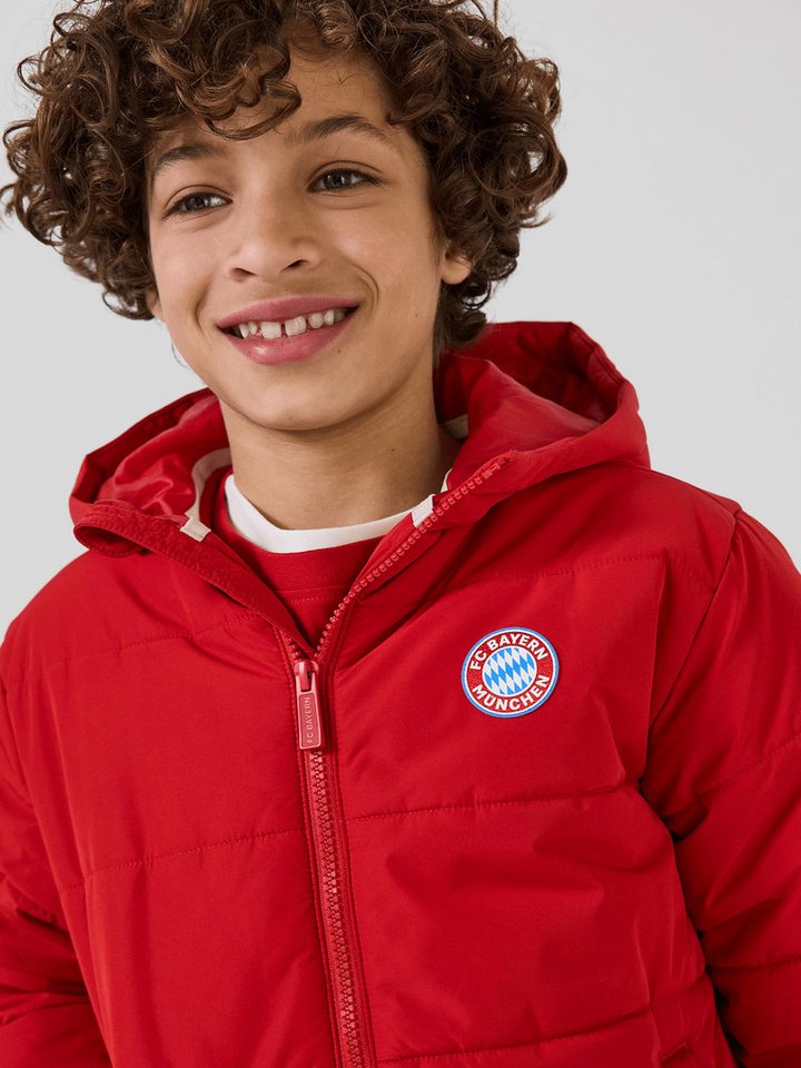FC Bayern München Outdoorjacke FC Bayern München, Winterjacke Essentials, Kinder, Rot Bild 2