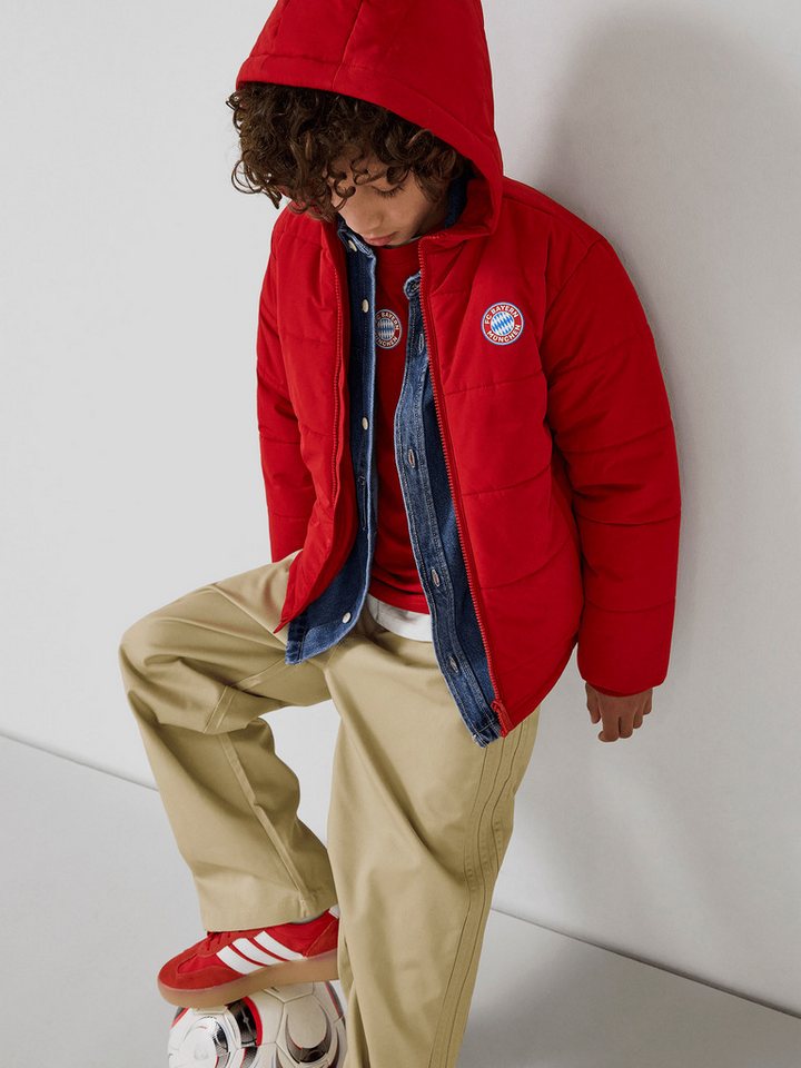 FC Bayern München Outdoorjacke FC Bayern München, Winterjacke Essentials, Kinder, Rot Bild 3