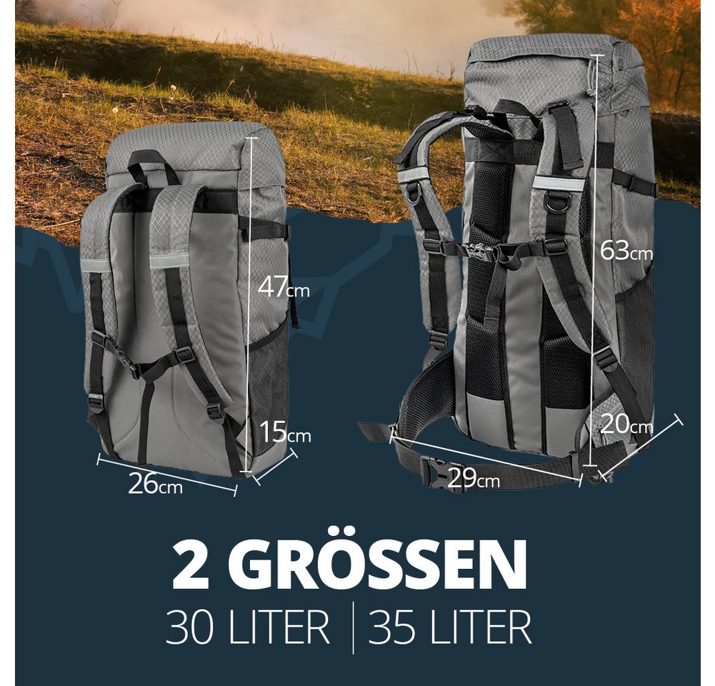 KIRKJUBOUR Trekkingrucksack "Abisko" Premium Outdoor 30L Bild 2