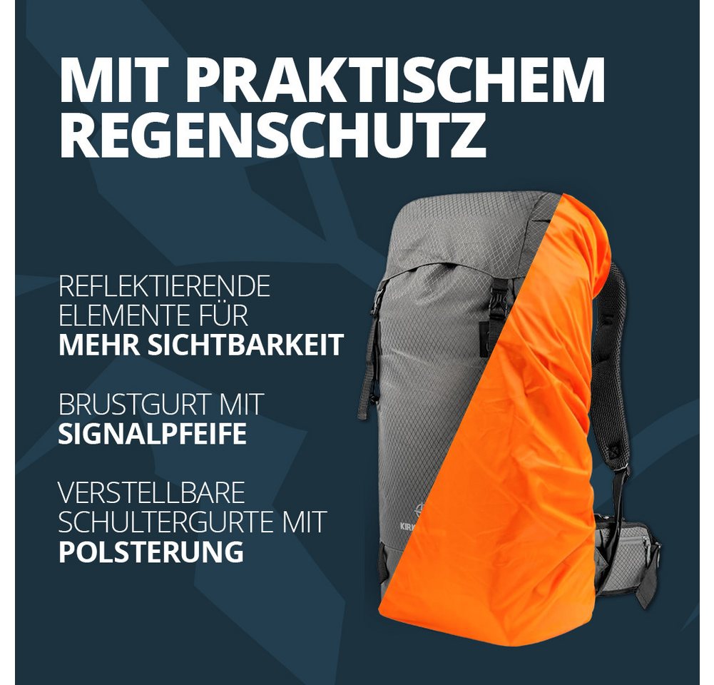 KIRKJUBOUR Trekkingrucksack "Abisko" Premium Outdoor 30L Bild 5