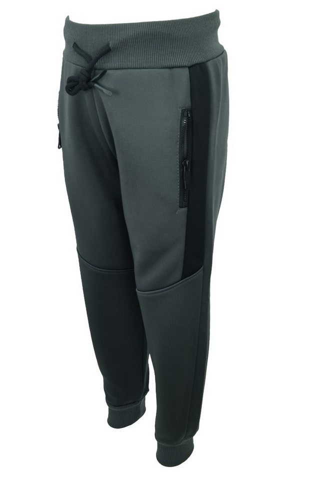 Fashion Boy Jogginganzug Freizeitanzug 2-teilig mit Fleece – Kapuzenjacke & Jogginghose JF3739e (Set, Kapuzenjacke & Jogginghose), für Kinder, mit praktischen Reißverschlusstaschen Bild 5