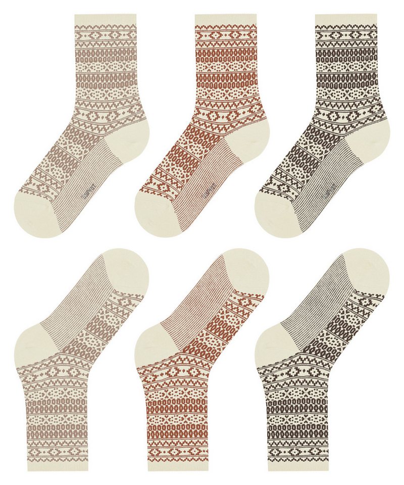 Esprit Funktionssocken Esprit Sami Pattern 3-Pack Damen (3-Paar) Bild 4