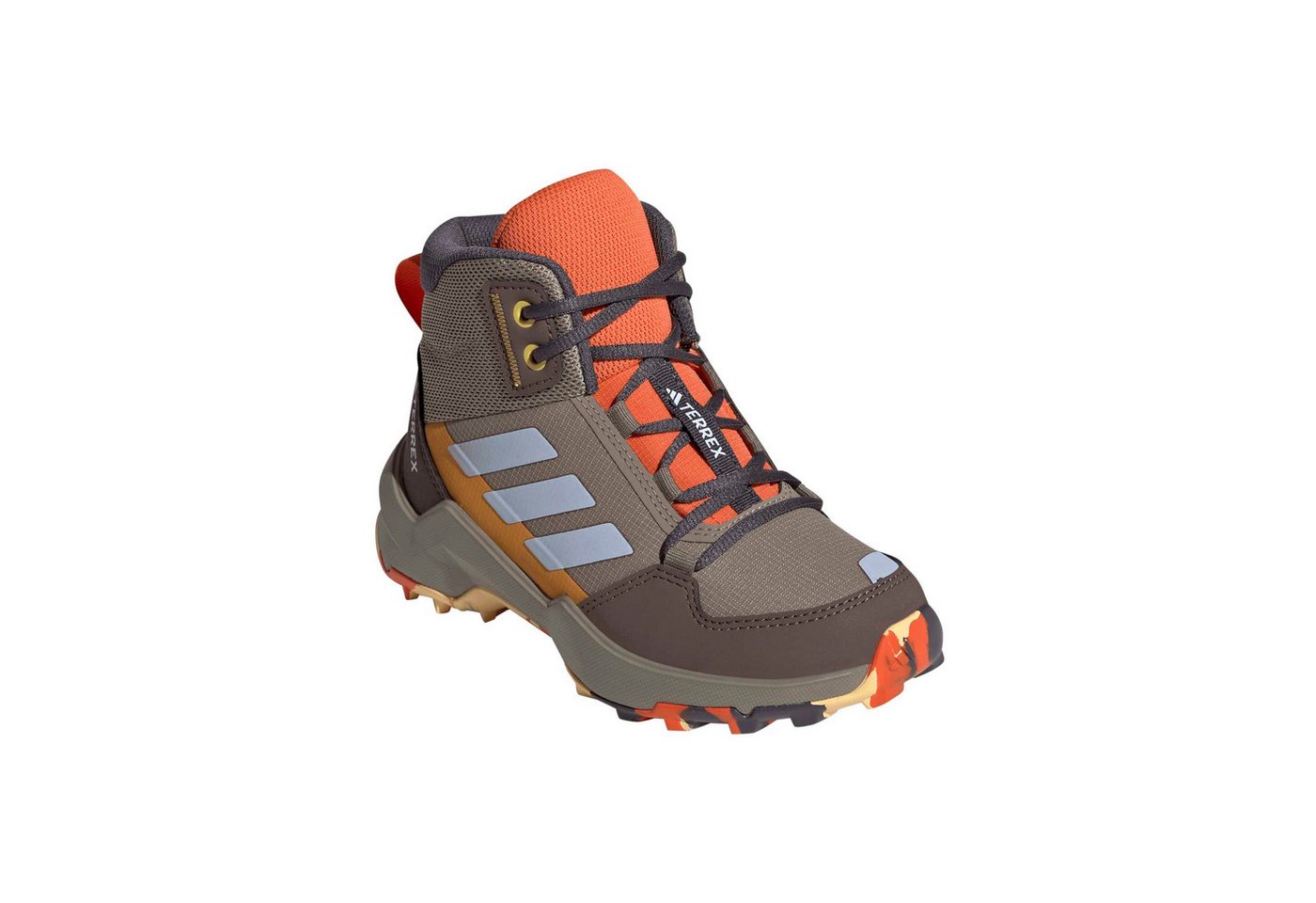 adidas Performance Wanderschuhe Terrex AX4R Traxion MID braun/bunt Kinder Laufschuh