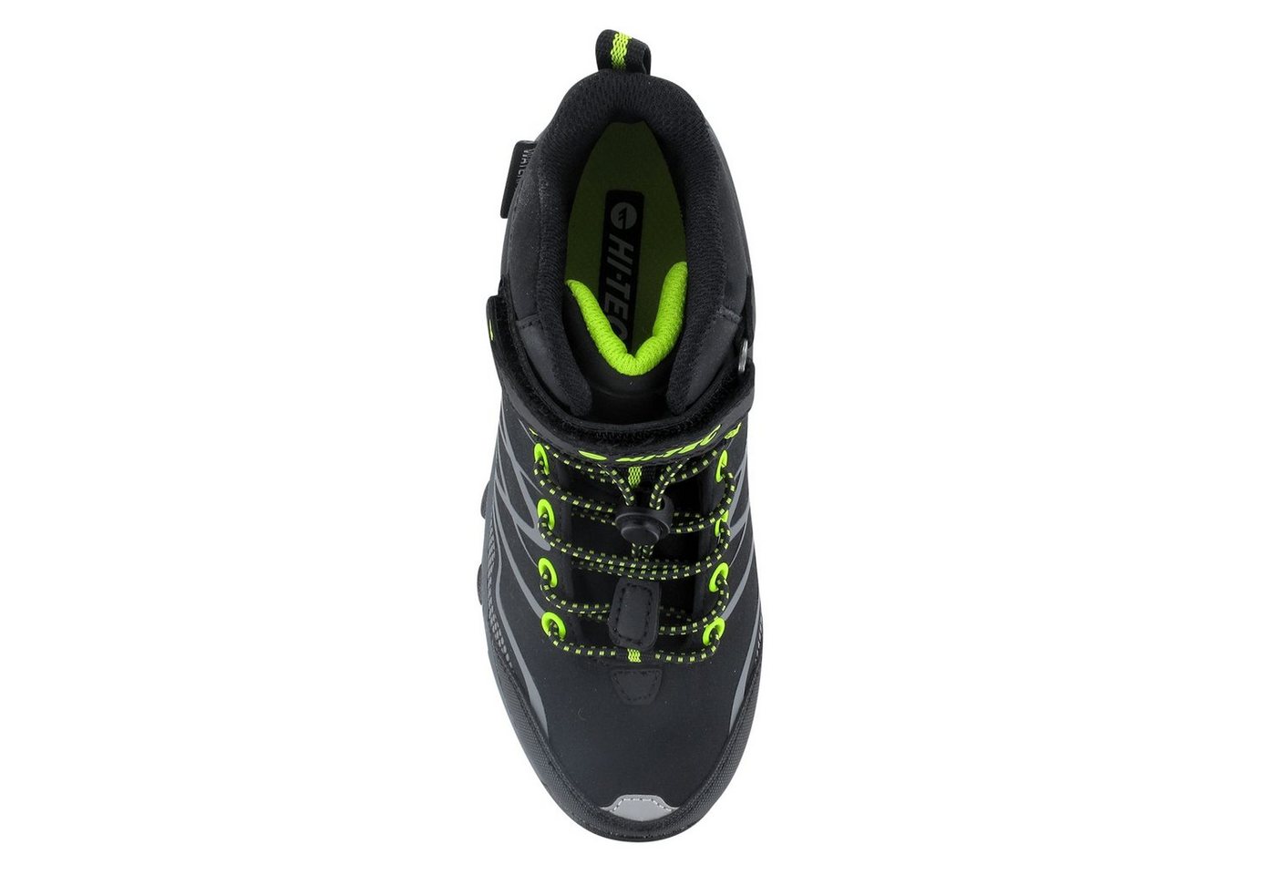 Hi-Tec Hi-Tec Blackout Mid WP Jr schwarz/lime Wanderschuh