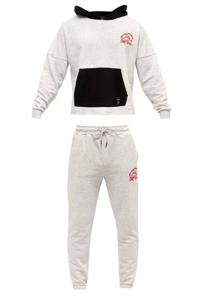 Tom Barron Trainingsanzug Tom Barron Print Design Sweatshirt And Pant Sets, mit modernem Design Bild 3