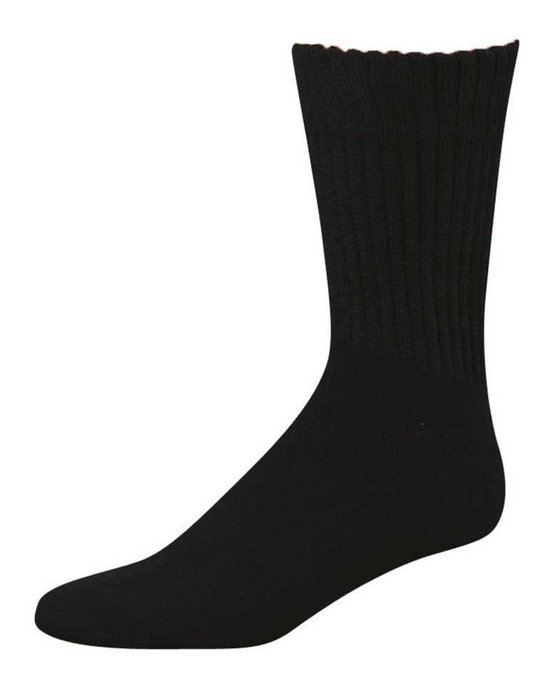 Wowerat Sportsocken 5 Paar Sport Gesundheitssocken mit Komfortbund Tennissocken schwarz (Set, 5 Paar) Extra-weiches Bündchen Bild 3