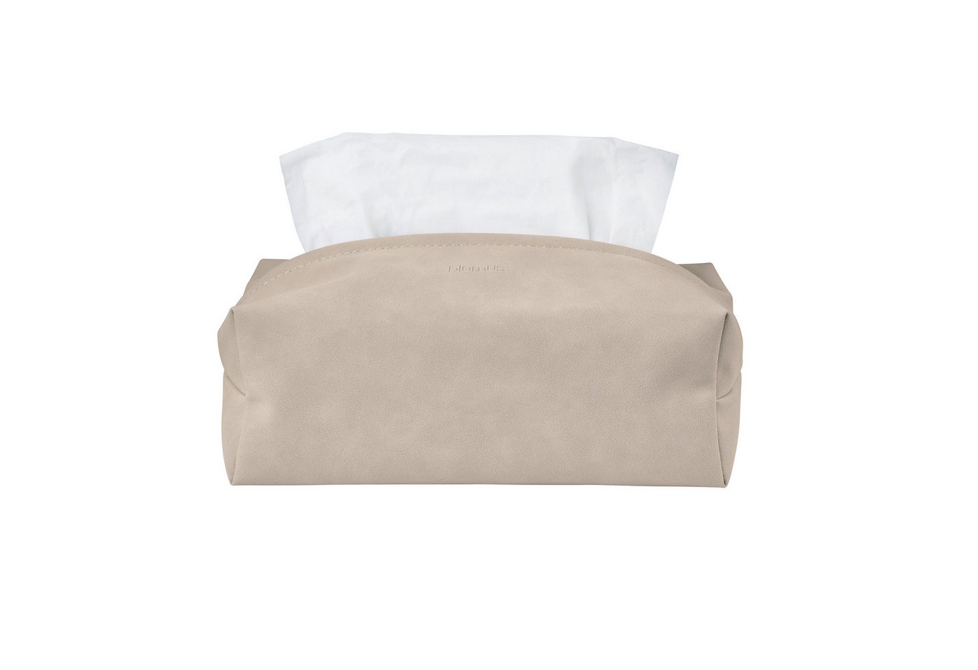 blomus Kosmetiktasche Kosmetiktuchtasche -SAHLA- Taschentuchtasche, Tissuebag aus Leder, Wildlederoptik, einfache Öffnung, Farbenvielfalt Bild 2